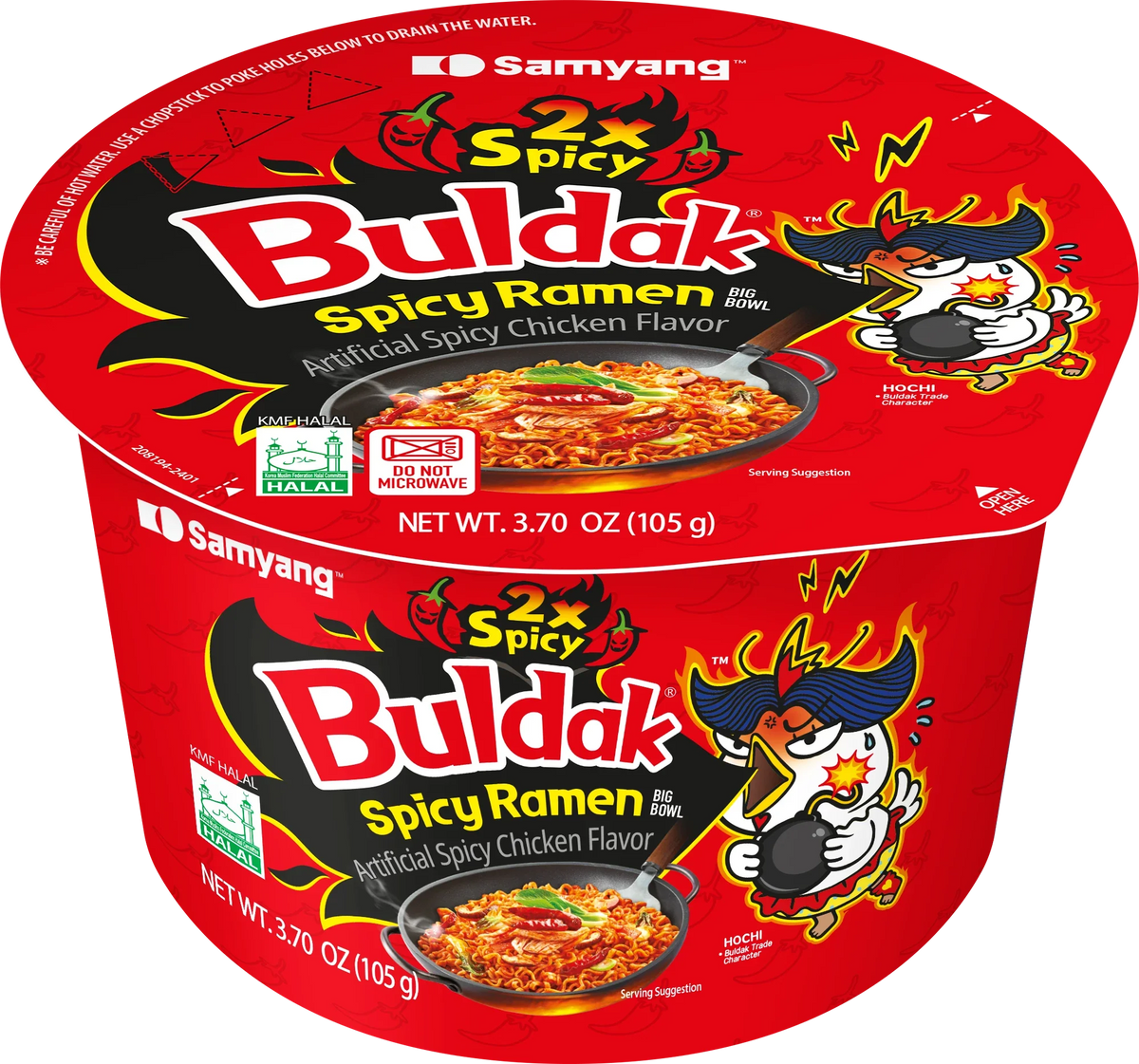 Buldak 2X Spicy Big Bowl - US 1797