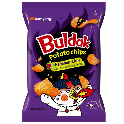 Buldak Potato Chips Habarnero Lime - US 6323