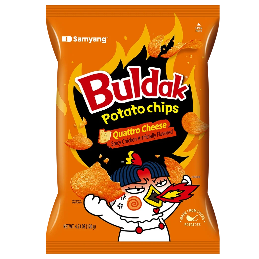 Buldak  Potato Chips Quattro Cheese - US 9884