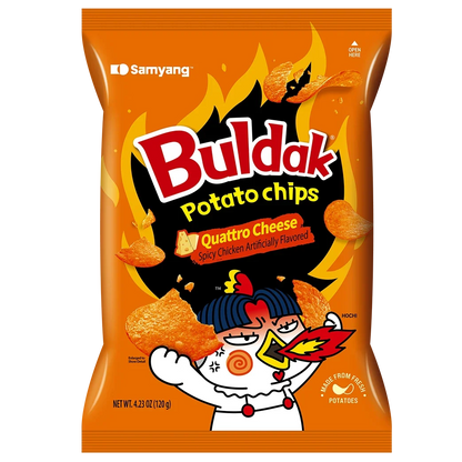 Buldak  Potato Chips Quattro Cheese - US 9884